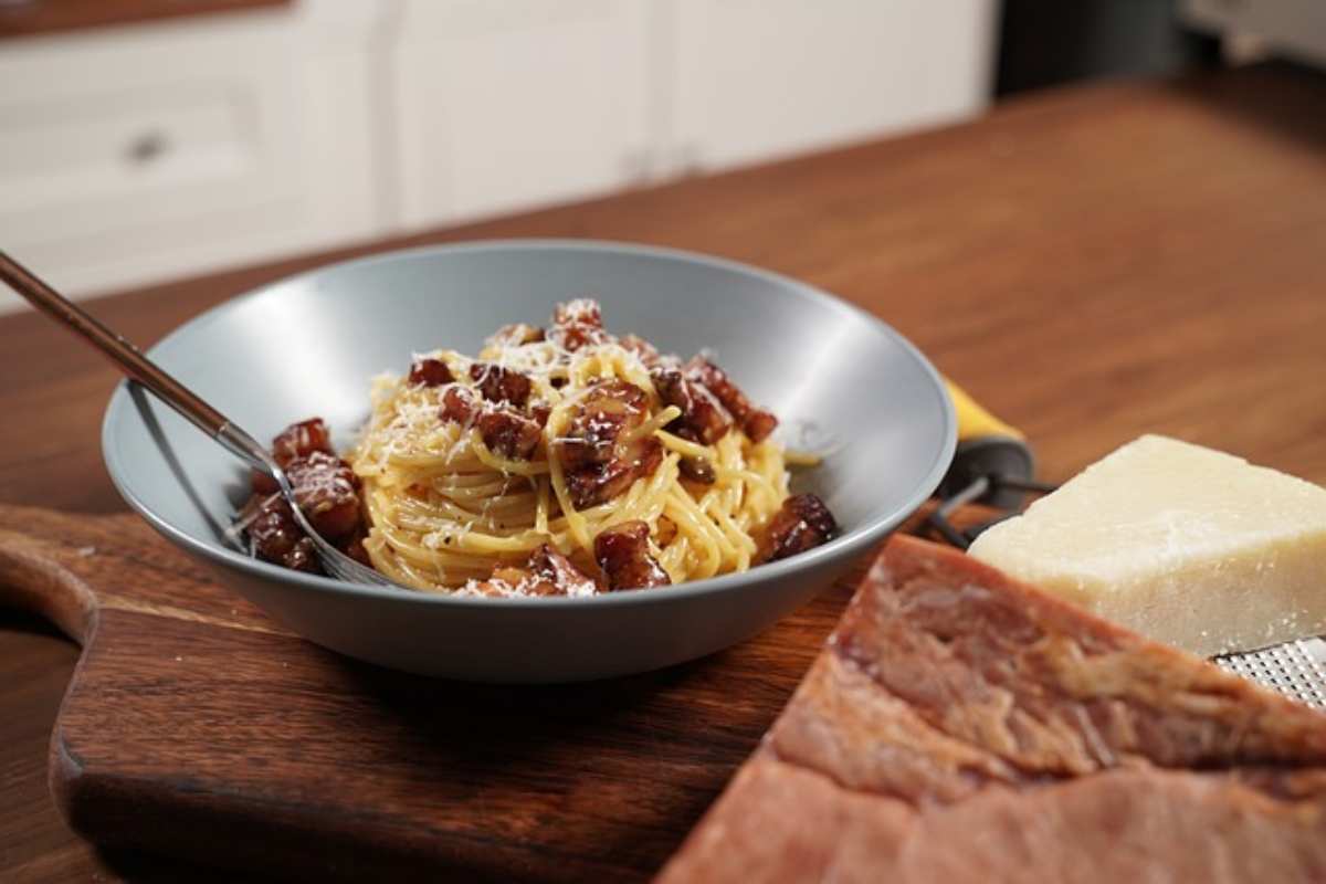 Carbonara trucchi in cucina